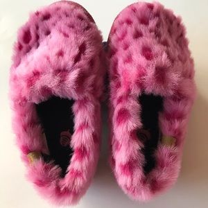 Acorn Moc Slippers Pink Ocelot